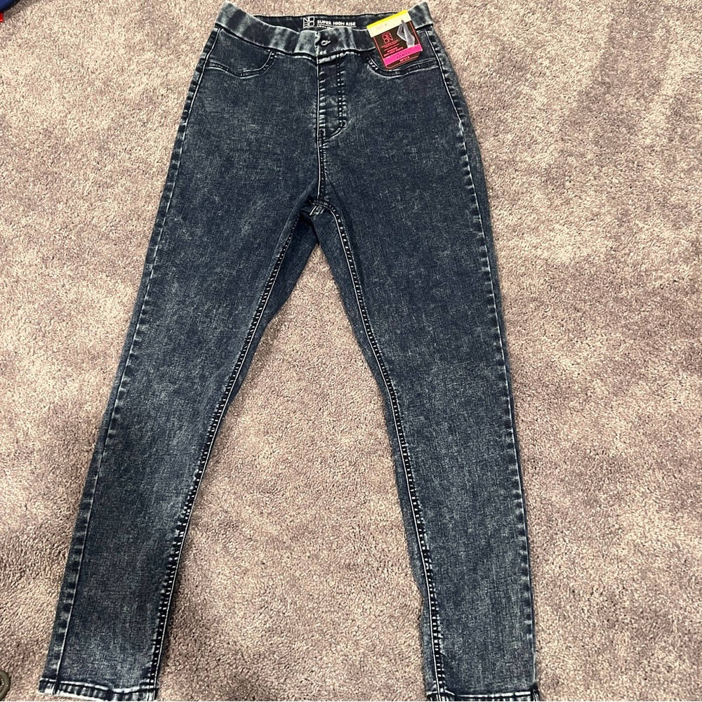 NOBO Blue High Rise Jeans with Classic Style